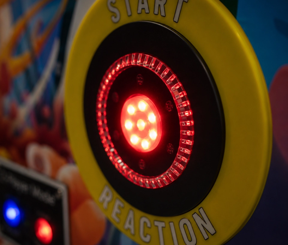 cible lumineuse jeu pour enfant