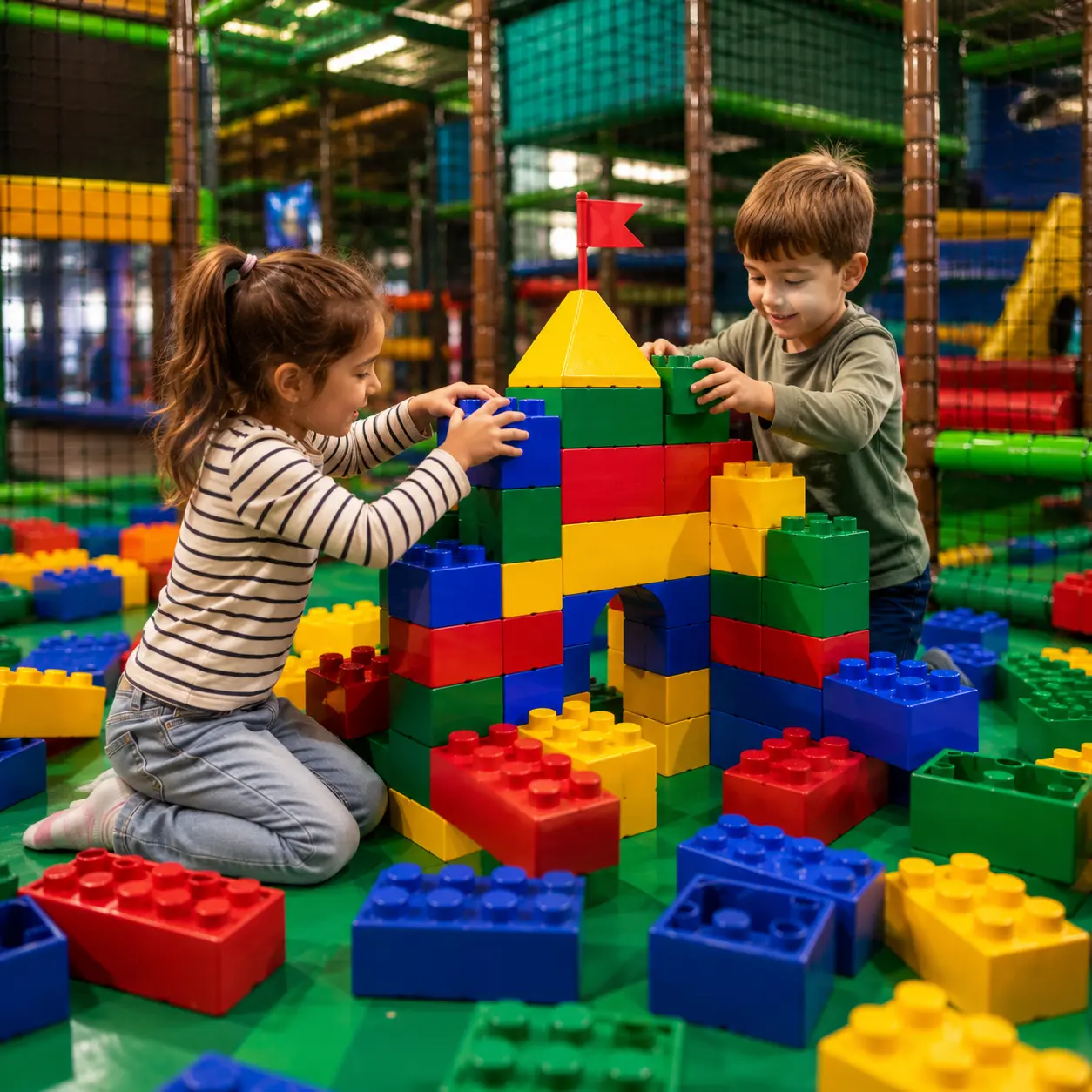 enfant jeux construction parc de jeux