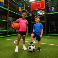 basket foot enfant parc de jeu you kids