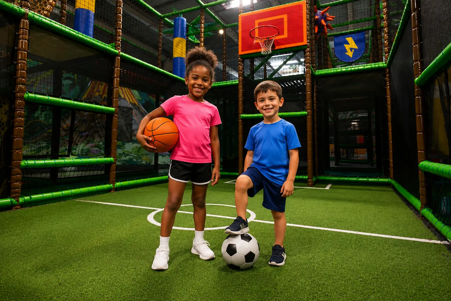 basket foot enfant parc de jeu you kids