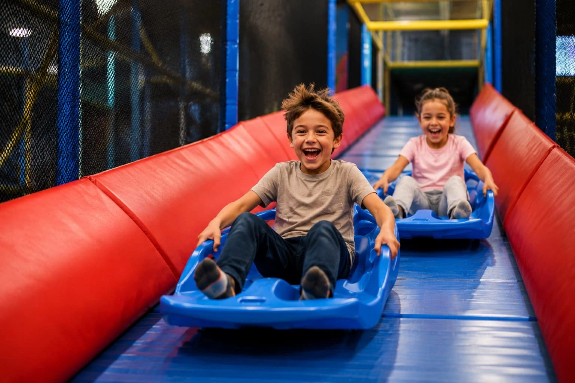 piste luge enfant aire de jeux