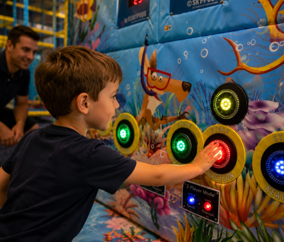 cibles lumineuses jeu pour enfant