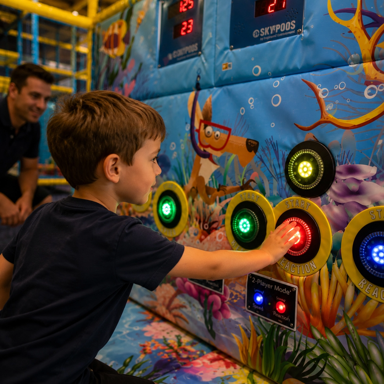 cibles lumineuses jeu pour enfant