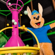 Activité Canon à Balle avec la mascotte Jumpy