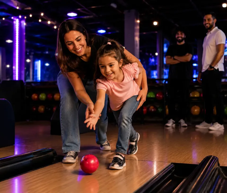 maman fille bowling